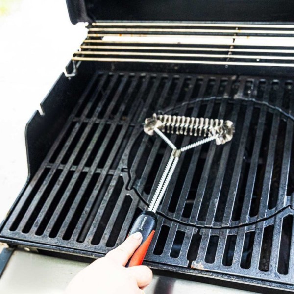 Szczotka do czyszczenia rusztu, Klausberg KB-7898, stalowa, do grilla