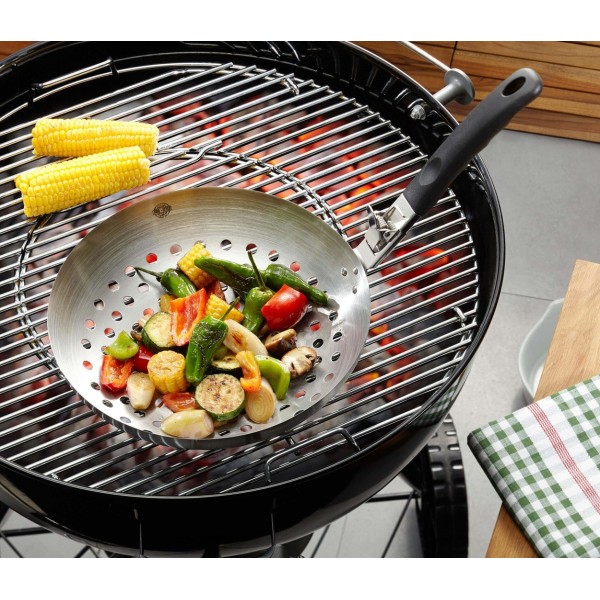 Wok do grillowania GEFU BBQ z odpinanym uchwytem do warzyw