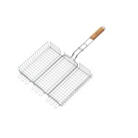 Аксесуар для гриля Maestro MR-1003, решітка 40x30 см для рівномірного приготування на вугіллі