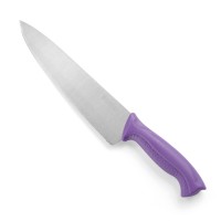 Nóż kuchenny szefa HENDI 842775 HACCP dla alergików 385 mm fioletowy