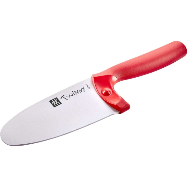 Ніж кухонний Zwilling Twinny, шеф-нож 10 см, червоний для нарізання та подрібнення