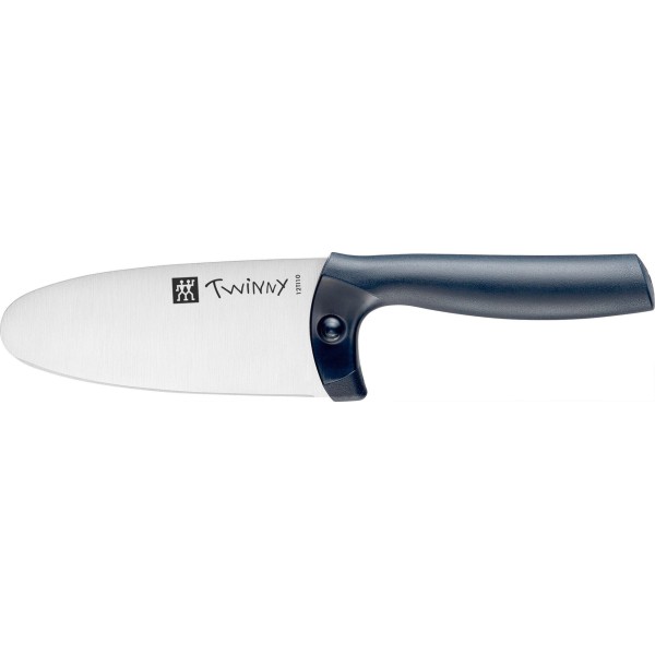 Ніж кухонний Zwilling Twinny, ніж шефа 10 см, синій для точного нарізання