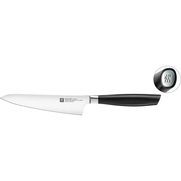 Ніж кухонний Zwilling All Star, шеф-ніж компактний 14 см, срібний