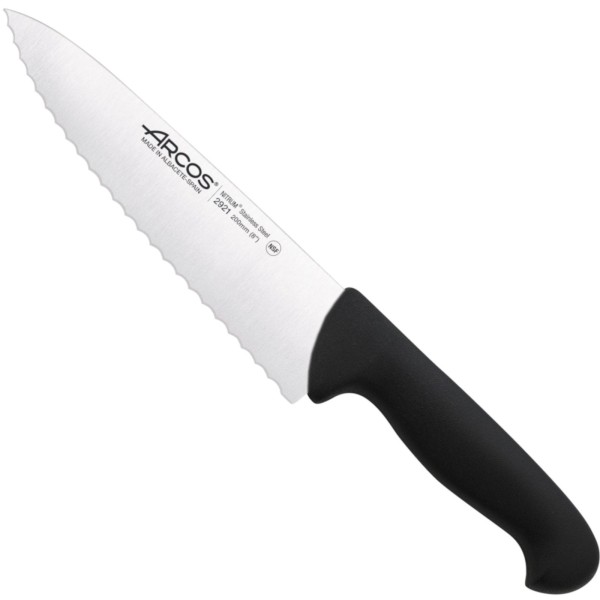 Nóż szefa kuchni Seria 2900 ząbkowany kucharski długość 200/333 mm