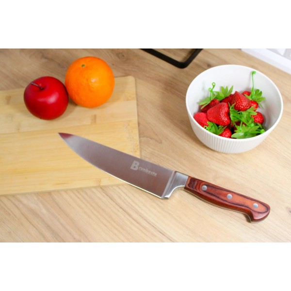 Ніж універсальний, BrunBeste BB-1557, кухонний для нарізки овочів, сталевий гострий великий