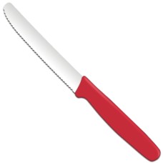 Ніж універсальний Fiskars 112/211 мм зубчастий червоний для кухні