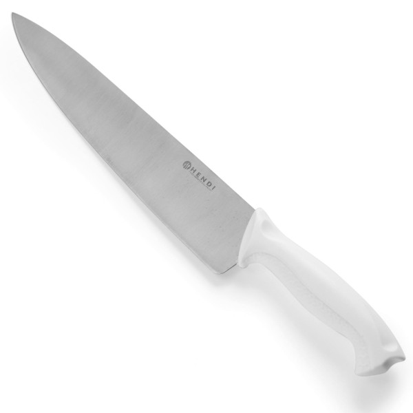 Ніж кухонний універсальний Hendi 842751, HACCP, 385 мм, білий для безпечної обробки продуктів