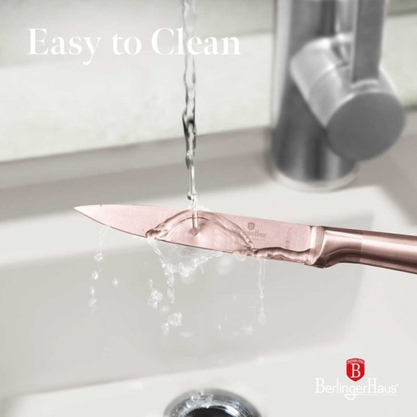 Ніж Berlinger Haus BH-2938, універсальний 12,5 см, стальний, Rose Gold — для різання і нарізки на кухні