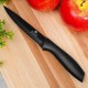 Універсальний кухонний ніж, EXCELLENT ELECTRICS 259733, сталь чорна 23 см (для нарізки)