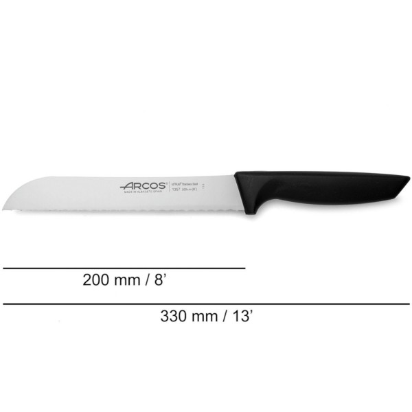 Nóż do chleba NIZA ząbkowany 200 mm do krojenia pieczywa
