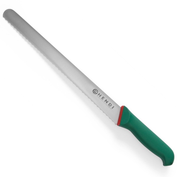 Nóż do chleba Hendi 843895 Green Line ząbkowany 415 mm do pieczywa