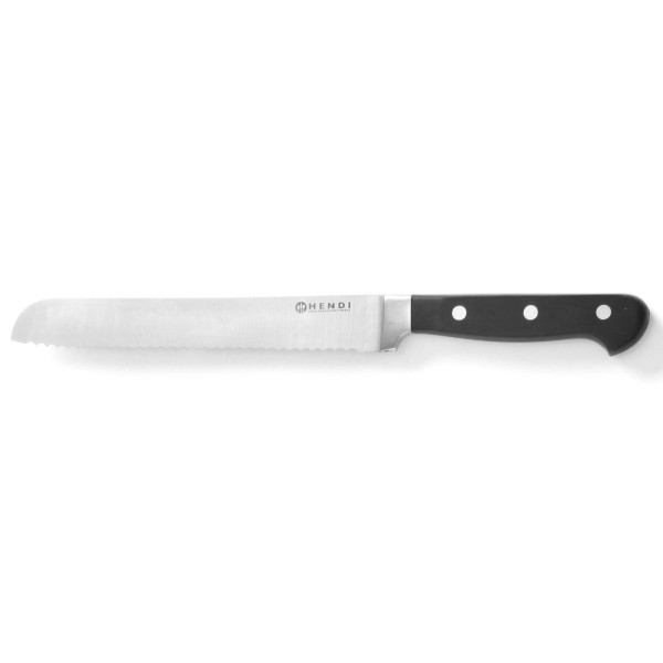 Nóż do chleba Hendi Kitchen Line kuty stalowy 230 mm profesjonalny