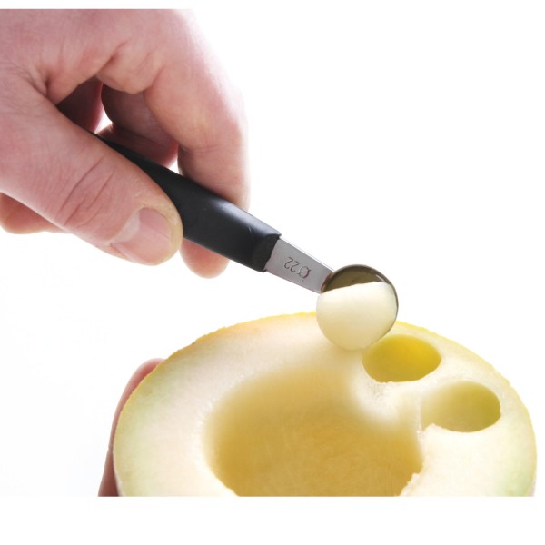 Подвійний декоративний кульковий різак з нержавіючої сталі - Hendi 856000