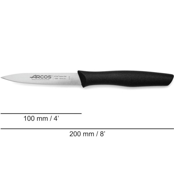 Nóż do warzyw Nova spiczasty 100/211 mm do obierania owoców i warzyw