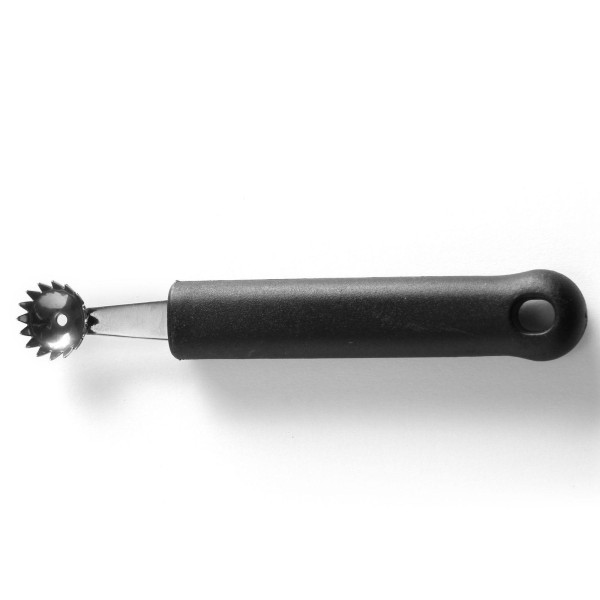 Nóż do dekorowania warzyw Hendi 856024 ze stali nierdzewnej karbowany