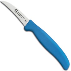 Вигнутий овочевий ніж SUPRA COLORE HACCP 70/190 мм - синій