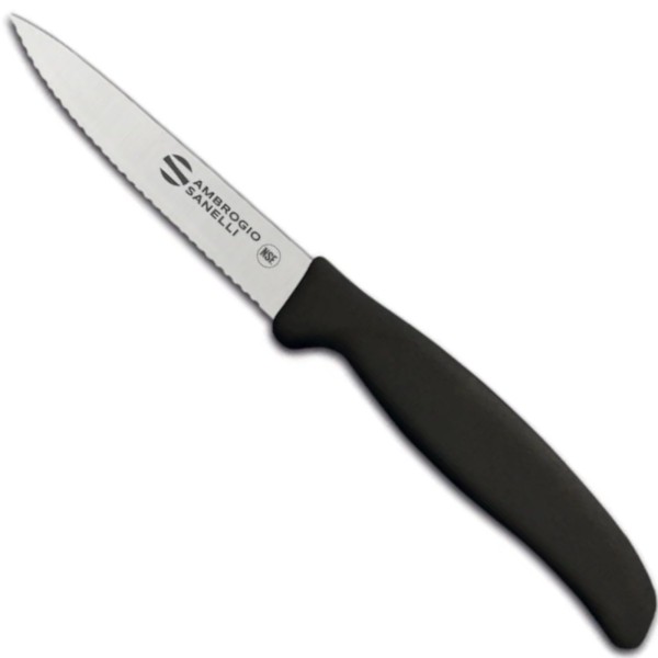 Nóż do obierania ząbkowany Supra 90/210 mm do warzyw