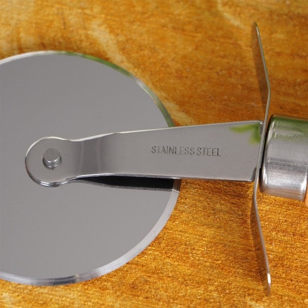 Nóż do pizzy, EXCELLENT HOUSEWARE 259369, radełko stalowe okrągłe 19,5 cm