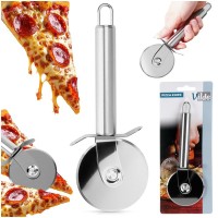 Nóż do pizzy, VILDE 259682, stalowy 19 cm, radełko jednostronne