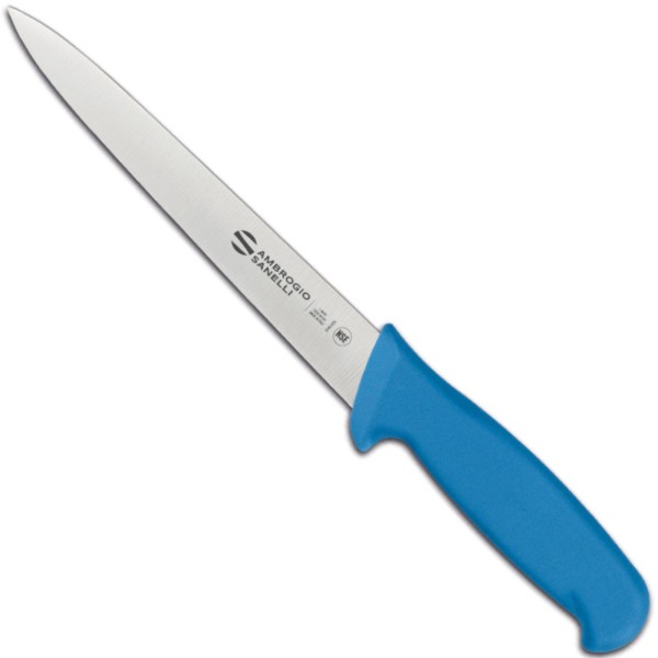 Nóż do filetowania ryb Supra Colore HACCP 180/310 mm niebieski do profesjonalnej kuchni