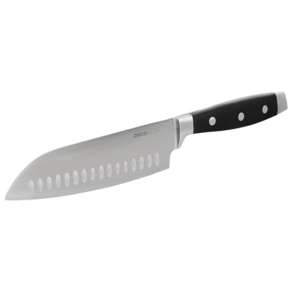 Ніж Santoku, ORION, MASTER 33 см, сталь — для нарізки овочів і м’яса (кухонний)