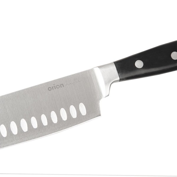 Ніж Santoku, ORION, MASTER 33 см, сталь — для нарізки овочів і м’яса (кухонний)