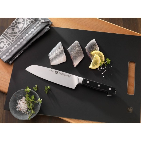 Nóż santoku Zwilling Pro 18 cm do precyzyjnego krojenia w kuchni