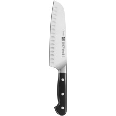Ніж кухонний Zwilling PRO Santoku 18 см з канавками для зручного нарізання