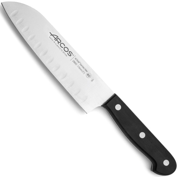 Nóż kuchenny Santoku Universal ze szlifem kulowym dł. 170/290 mm do krojenia