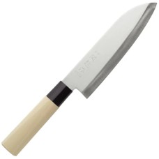 Ніж кухонний Santoku Hendi 845035 з дерев’яною ручкою 165 мм для універсального нарізання