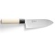 Nóż kuchenny Santoku Hendi 845035 drewniana rączka 165 mm do krojenia