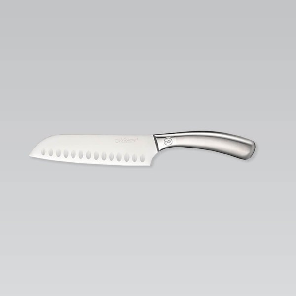 Ніж Santoku, Maestro MR-1497, кухонний ніж для нарізки і шинкування, 17.5 см, сталевий