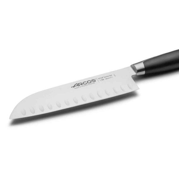 Nóż kuchenny Santoku Kyoto 185 mm do precyzyjnego krojenia składników