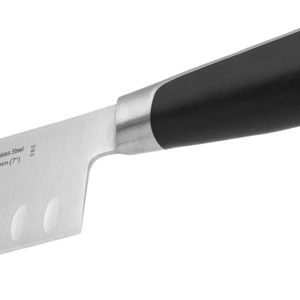 Nóż kuchenny Santoku Kyoto 185 mm do precyzyjnego krojenia składników