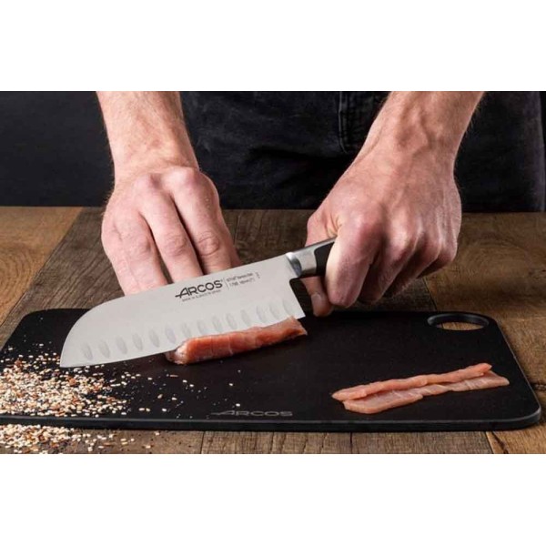 Nóż kuchenny Santoku Kyoto 185 mm do precyzyjnego krojenia składników