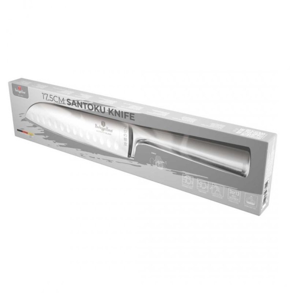 Ніж Berlinger Haus BH-2823 Santoku, стальний 17,5 см — для нарізки овочів і м’яса