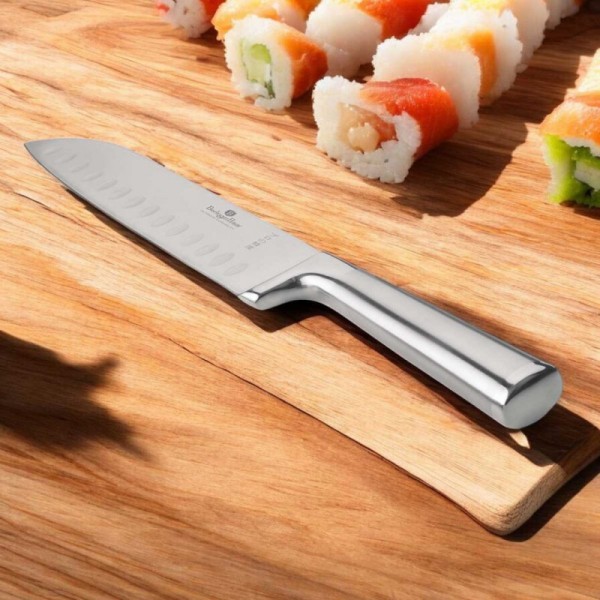 Ніж Berlinger Haus BH-2823 Santoku, стальний 17,5 см — для нарізки овочів і м’яса