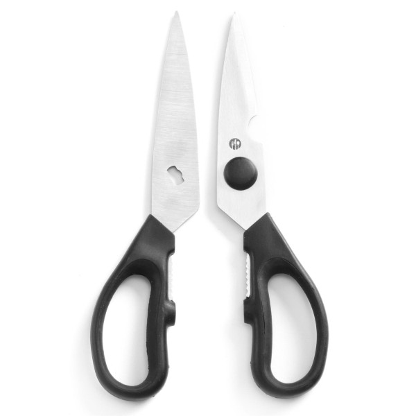 Кухонні ножиці, Hendi 856307, з щипцями-горіхоколом, розкладні — для нарізки й очищення горіхів