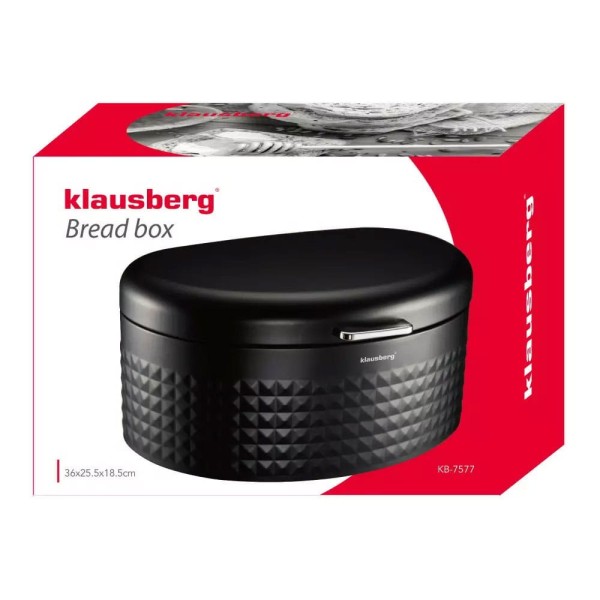 Chlebak Klausberg KB-7577 stalowy do przechowywania pieczywa