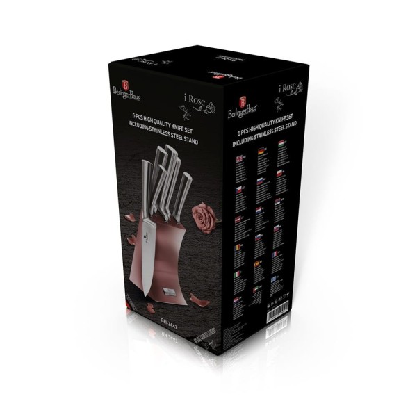 Zestaw noży kuchennych Berlinger Haus Passion Rose Gold 6 el. BH-2447