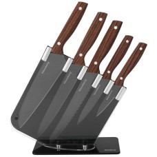 Zestaw noży kuchennych Klausberg KB-7616 w stojaku 5 el. do codziennego użytku