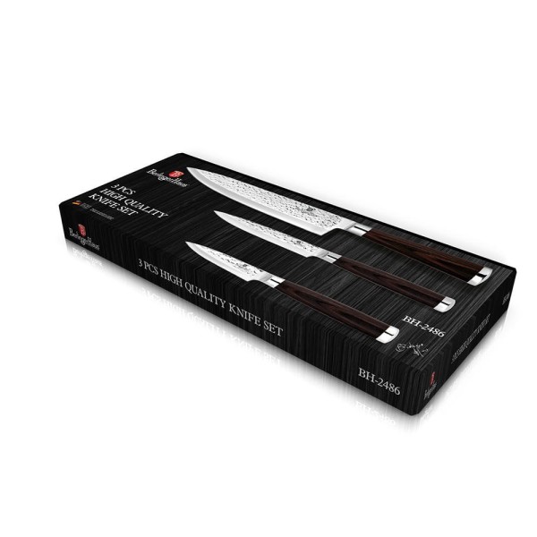 Zestaw noży kuchennych Berlinger Haus Shine Basalt BH-2486 do codziennego użytku