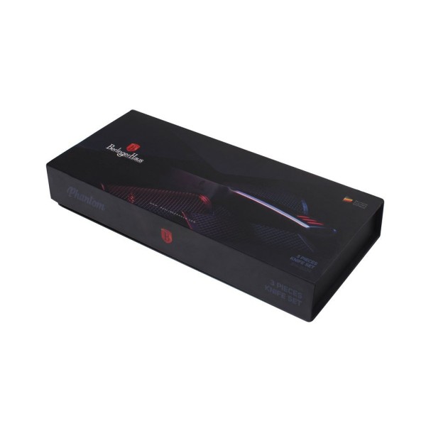 Zestaw noży kuchennych Berlinger Haus Phantom BH-2024 Santoku 3 sztuki do gotowania