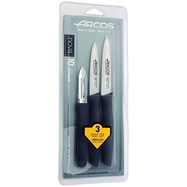 Набір ножів Arcos NOVA, 3 шт. — для чищення та нарізання овочів (кухонний)
