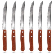 Набір ножів Opinel 831102 для стейків і бургерів, 6 шт., для сервірування та нарізки