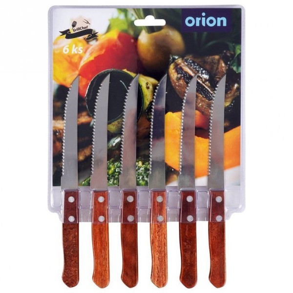 Набір ножів Opinel 831102 для стейків і бургерів, 6 шт., для сервірування та нарізки