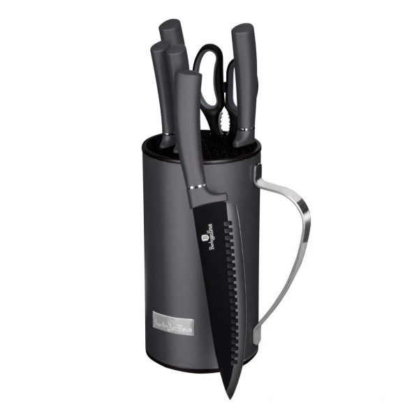 Набір кухонних ножів Berlinger Haus Carbon Pro BH-2600, 7 предметів для дому та кухні