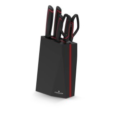 Zestaw noży kuchennych ZWIEGER Red Line z blokiem, komplet do domu