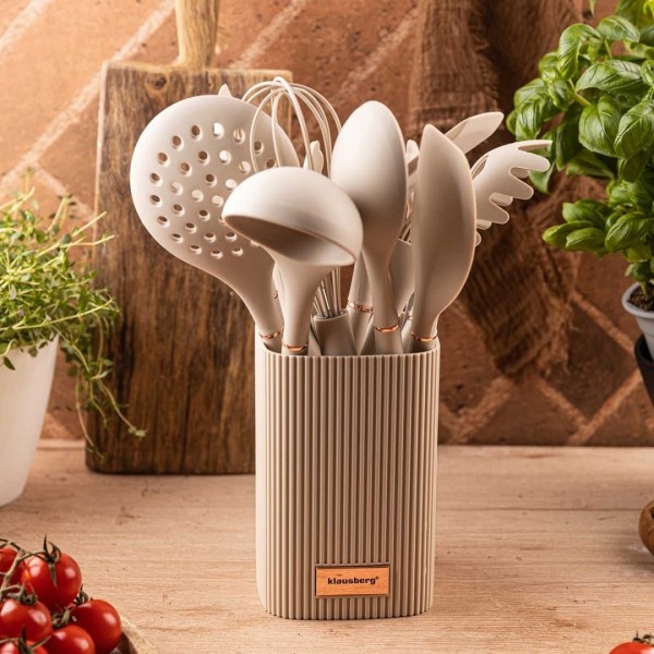Набір кухонних силіконових приладів Klausberg KB-9012 (12 штук)
