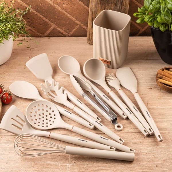 Набір кухонних силіконових приладів Klausberg KB-9012 (12 штук)